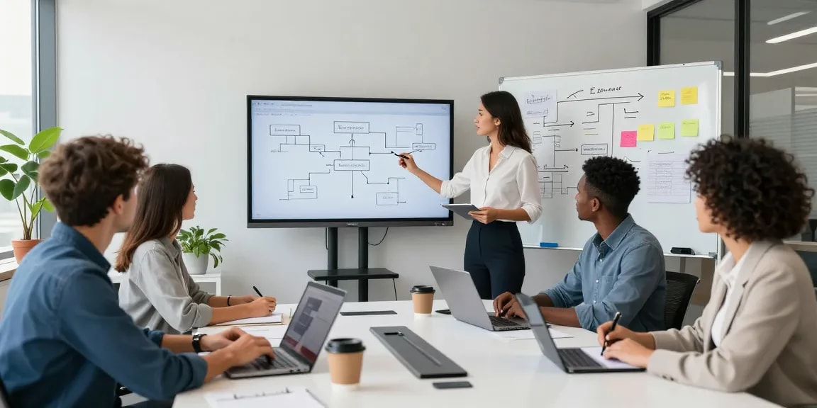 Dynamic team collaboration at the WPS Official Website's modern office.